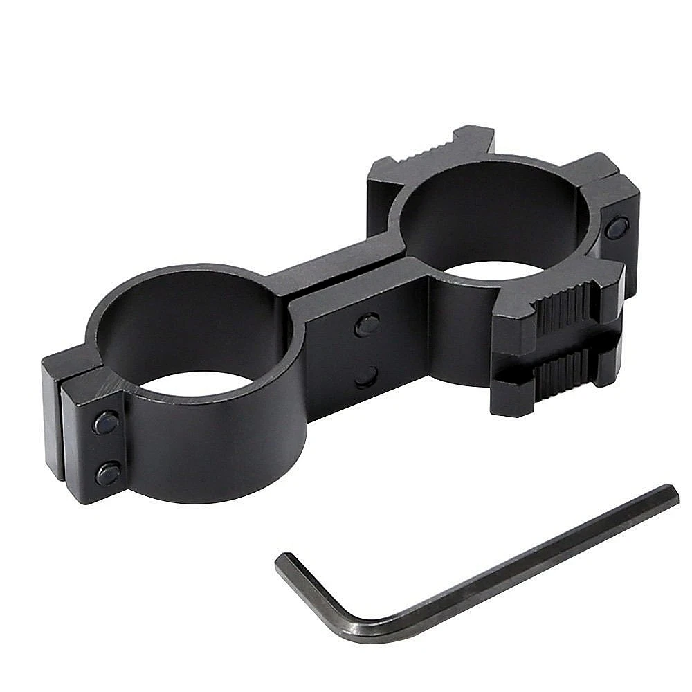 25.4mm & 25.4mm Double Ring for 20mm Rail Mount Flashlight / Sight for Rifle Scope Outdoor Hunting Accessories Installation