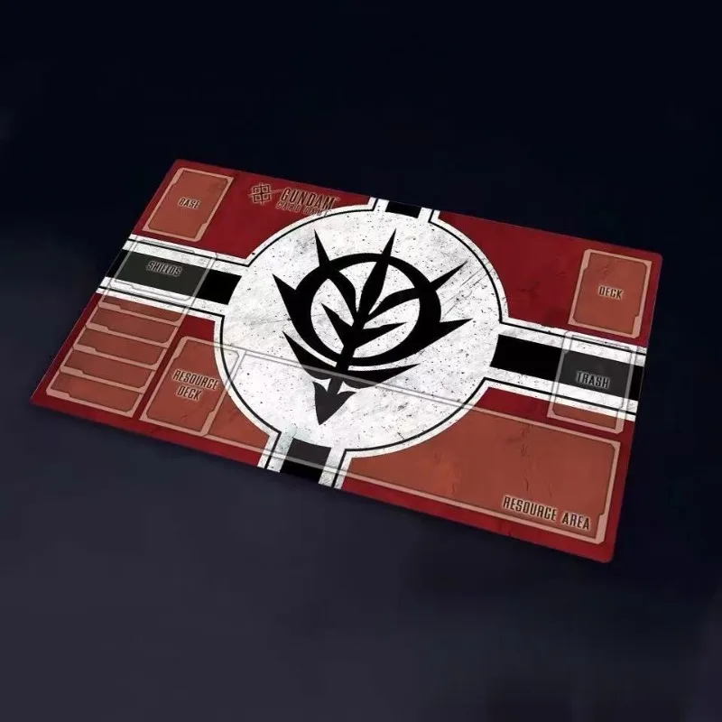 건담 제온 공국 깃발 싱글 플레이어 배틀 GCG 플래시 플레이매트 차르 아즈나블 자쿠 시난주 카드 그룹 보드 게임 매트 장난감