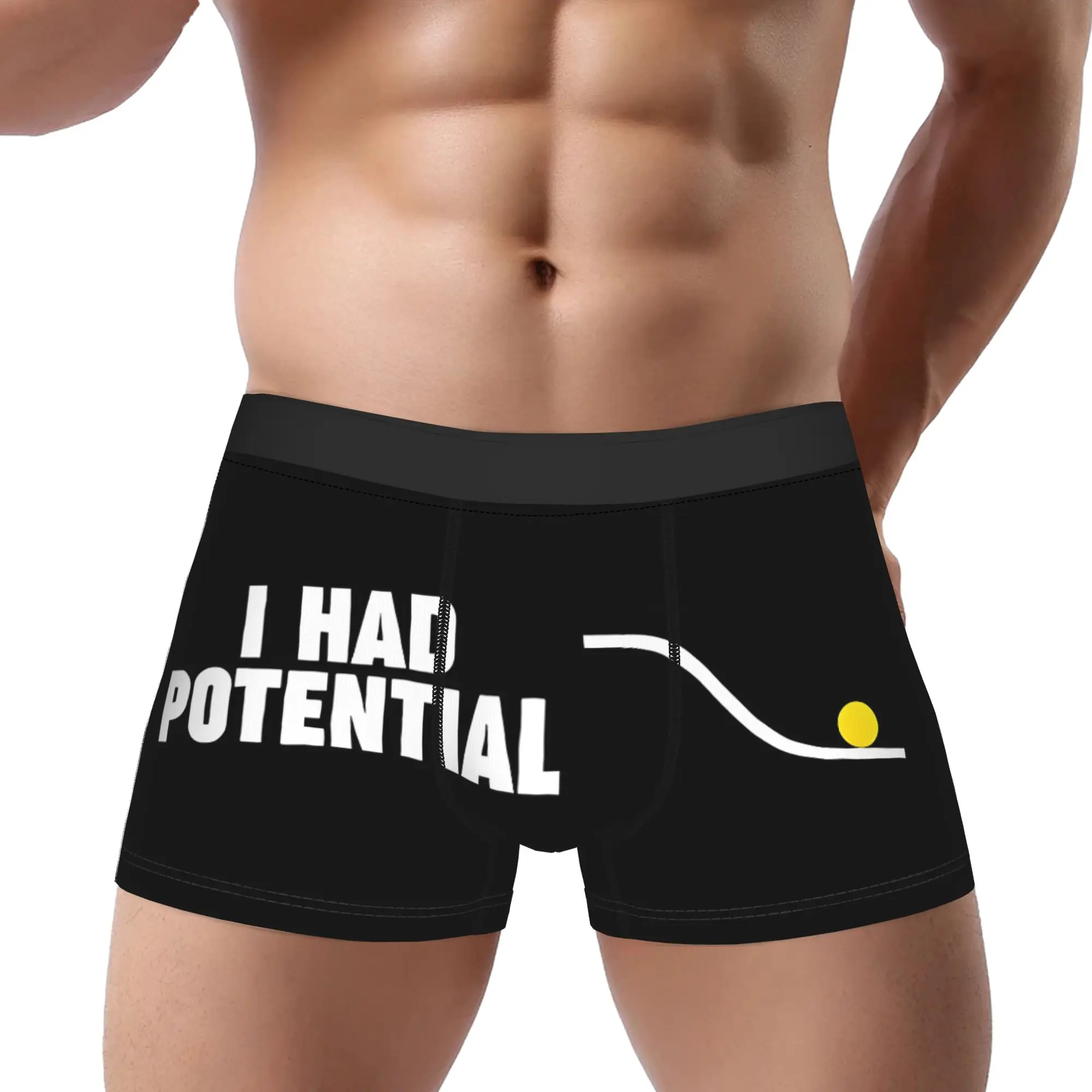 

I Had Potential 8 Underpants Homme Panties Male Underwear Comfortable Shorts Boxer Briefs