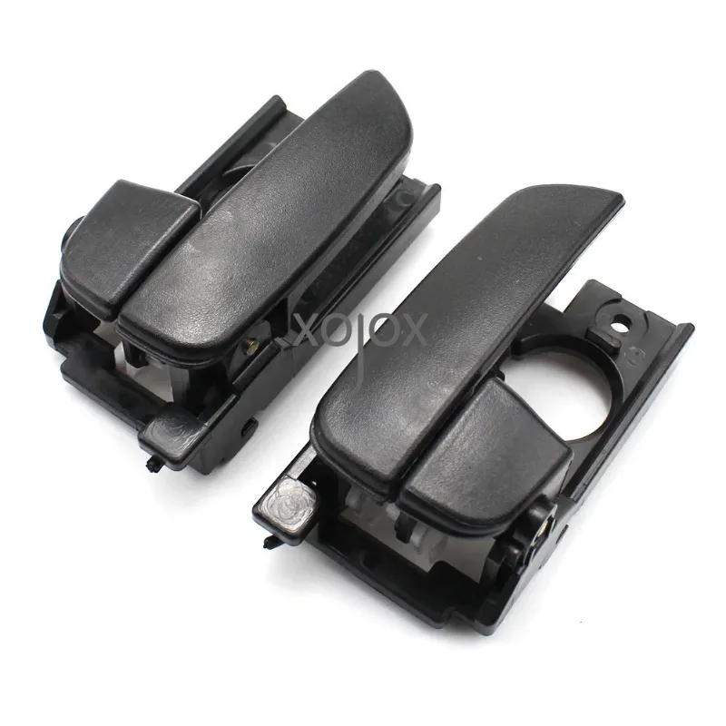 XOJOX For Hyundai Accent 2007-2011 82610-1E000  82620-1E000 83610-1E000 83620-1E000 4PCS Black Interior Door Handle