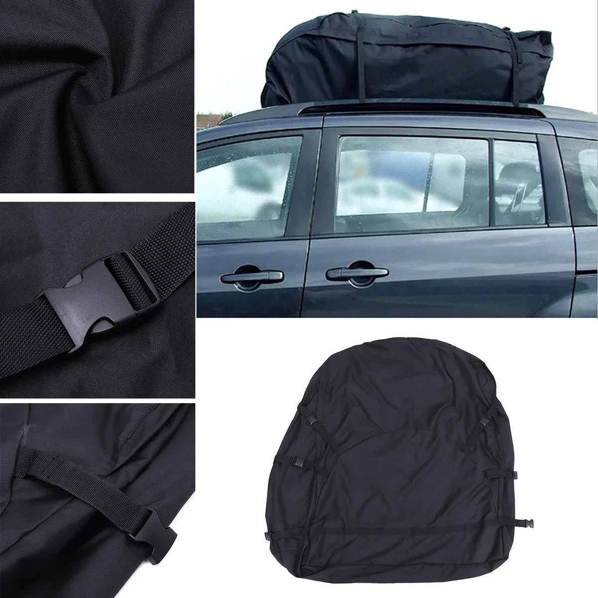 130x100x45cm Car Roof Top Bag  Roof Top Bag  Rack Cargo Carrier Luggage Storage Travel Waterproof  SUV Van for Cars Body Kit