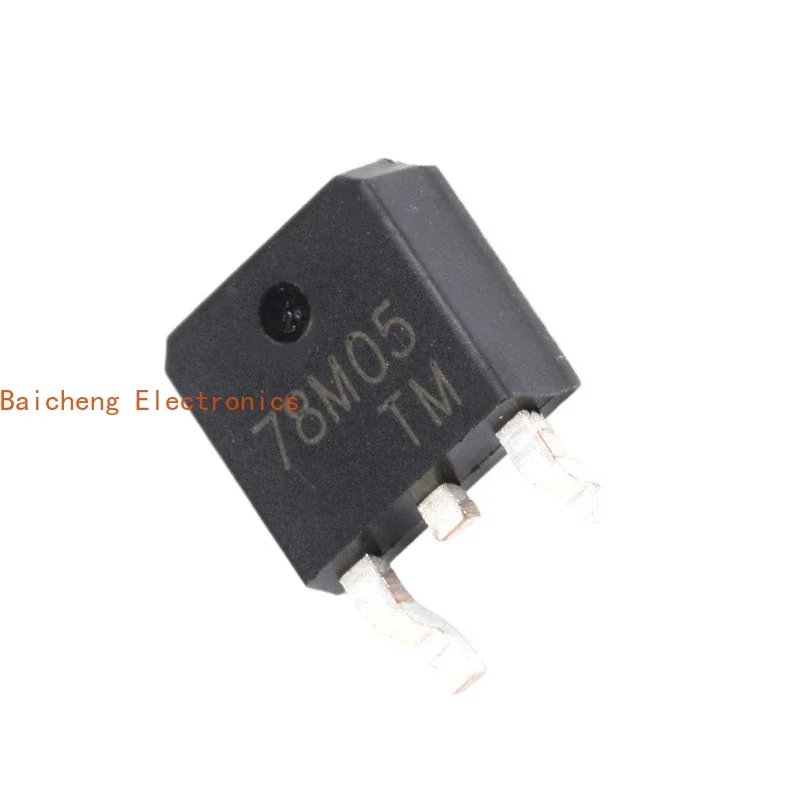 10pcs 78M05 CJ78M05 7805 SMD TO252 SMD three-terminal regulator