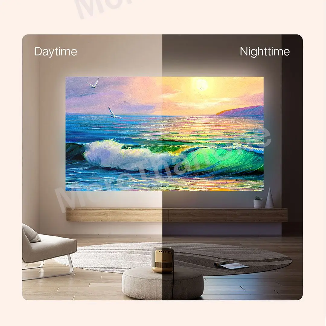 Fengmi Formoive V10 Real 4K Ultra Proiettore 2500 Ansi Lumen Proiezione TV 2.1 Canale Audio Dolby Home Theater MEMC 240Hz