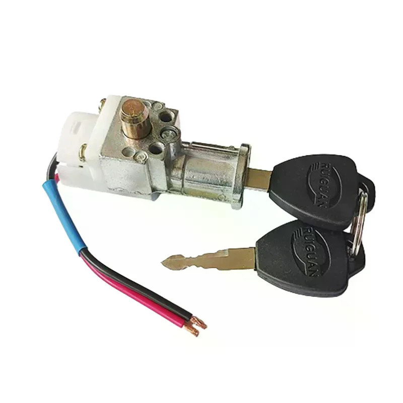 العالمي دراجة كهربائية صندوق بطارية ليثيوم قفل كبير رئيس قفل مركبة كهربية E-الدراجة قفل بطارية ليثيوم تشغيل/إيقاف #6