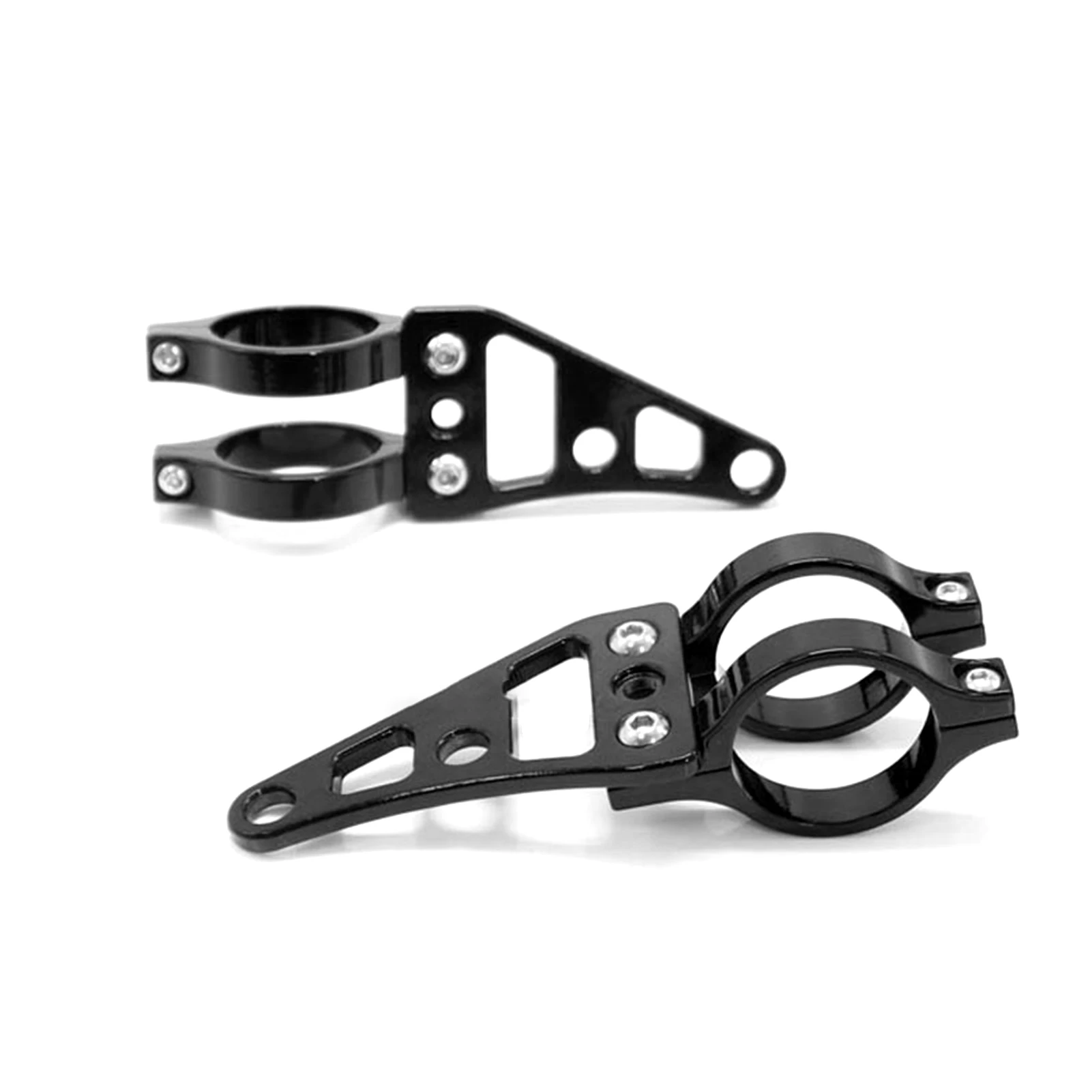 2pcs Motorcycle Headlight Mounts, Headlight Mount Bracket Clamps Head Lamp Holder Fork 39-41mm/1.5-1.6in for Motorcycle