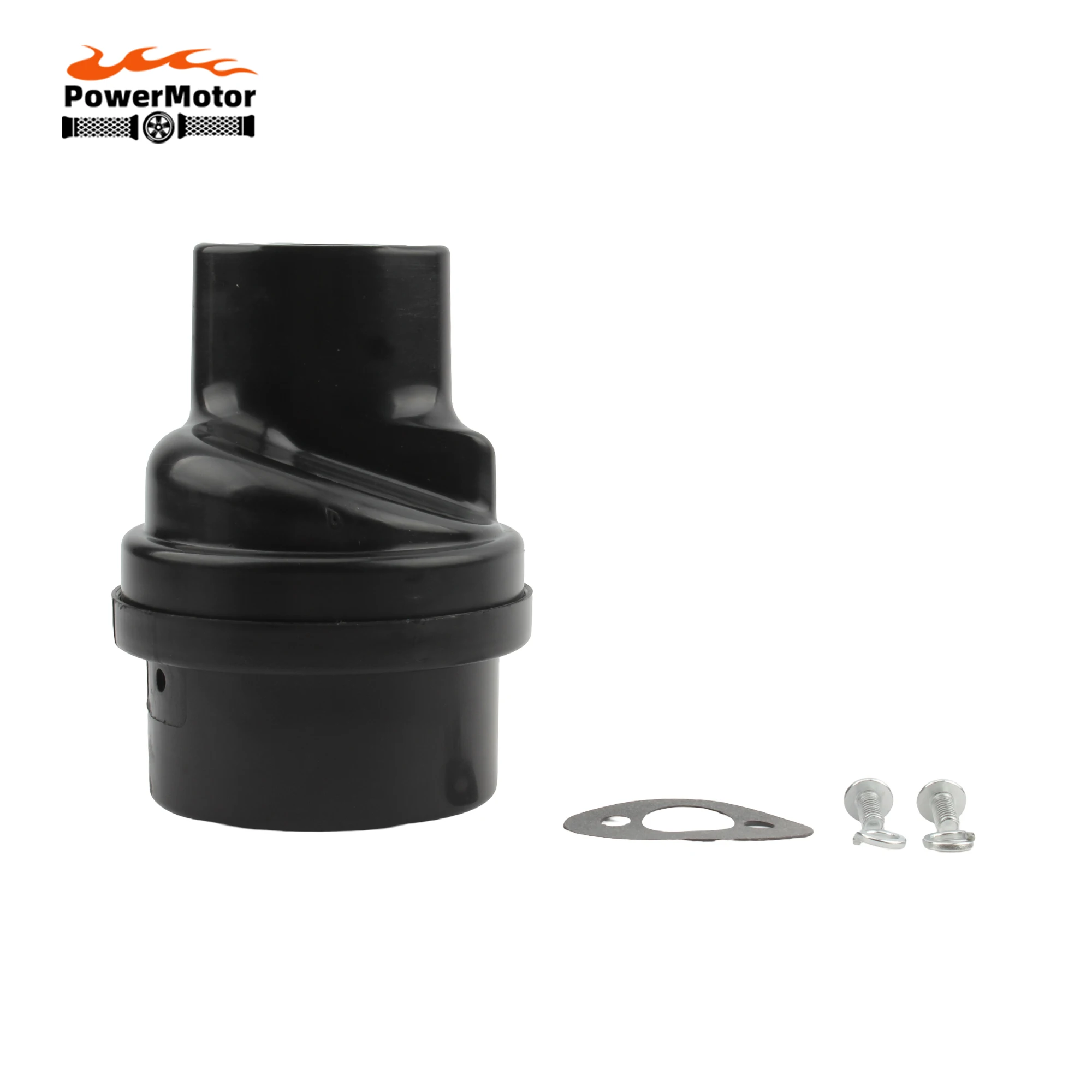 Caixa de filtro de ar para motocicleta, para suzuki lt50 jr50, caixa preta, motocross, atv, acessórios