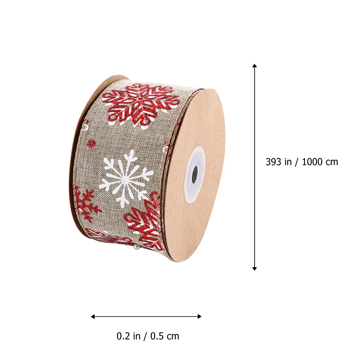 

1 Roll Christmas Tree Ribbon Christmas Pattern Wide Craft Ribbon for Gift Wrapping DIY Bow Accessories Xmas Ribbons