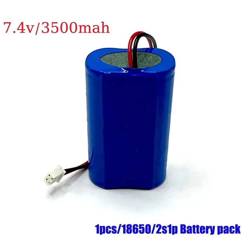 2S1P 7.4V 3500mah 18650 Rechargeable Lithium Batteries for Amplifiers Power Supplies Toy Accessories LED Lights Security Equipme