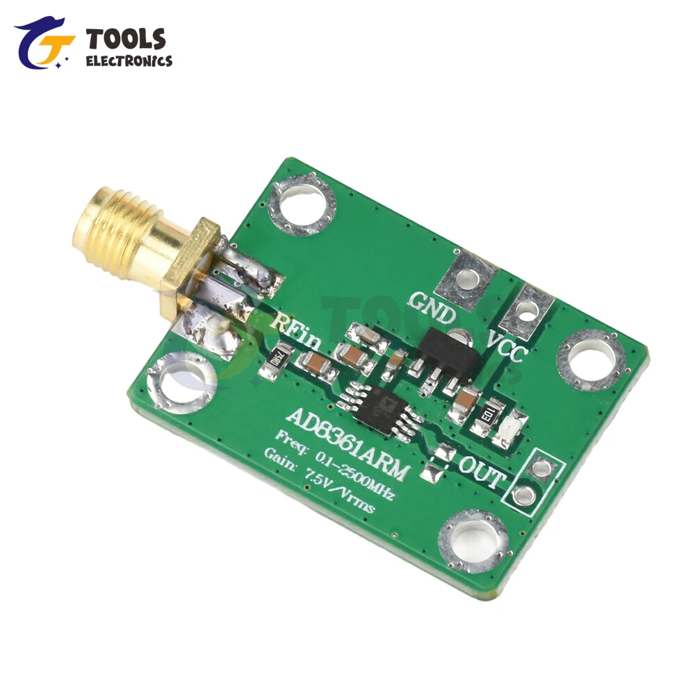 AD8361 DC 2.7-5.5 V RF Power Meter True RMS Detection Module AM Detector Magnitude Detector 0.1-2.5 GHz
