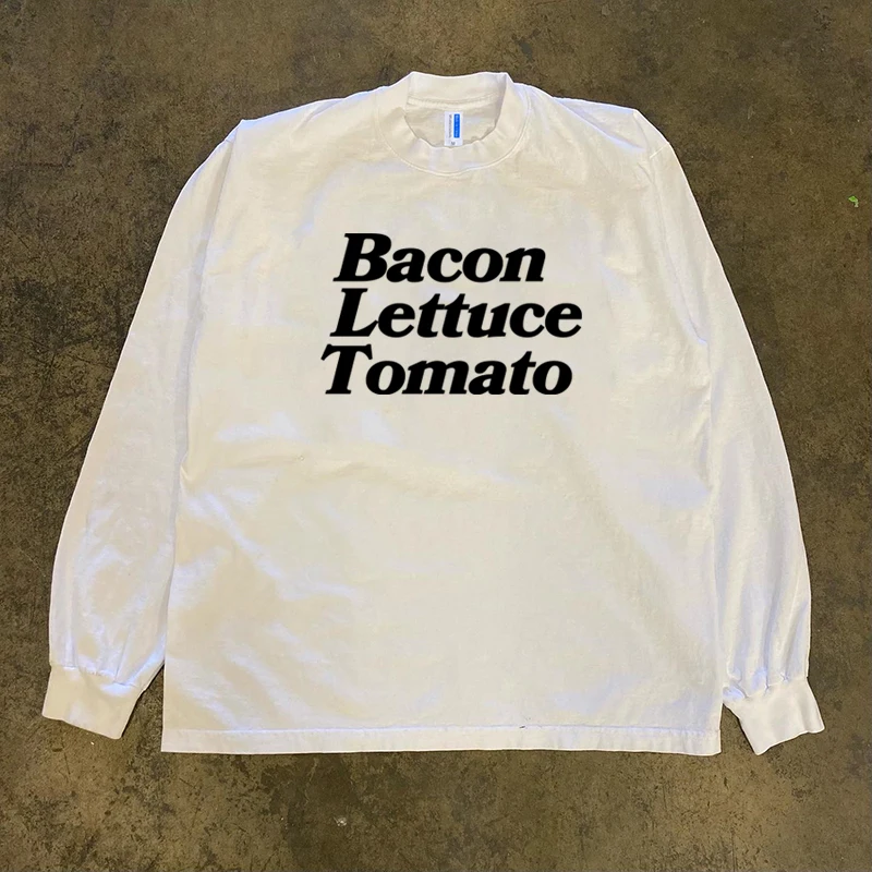 Pure Cotton Long Sleeve 300g Heavyweight Versatile Base Shirt American Street Style Retro Match All Cotton T-shirt
