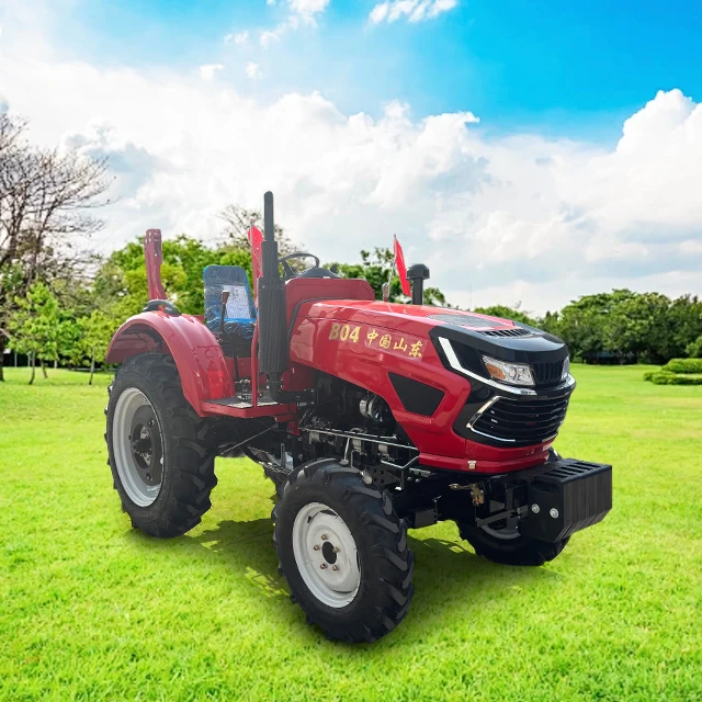 4WD 4x4 الديزل جرار زراعي 80-120HP الطاقة المقدرة آلات ذات عجلات متعددة الوظائف مع مكون المحرك الأساسي