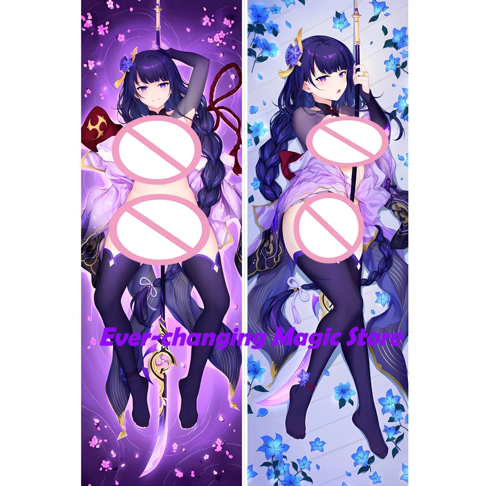 

Dakimakura Anime Genshin Impact Raiden Ei Cosplay Accessories Cute Hugging Body Pillow Case