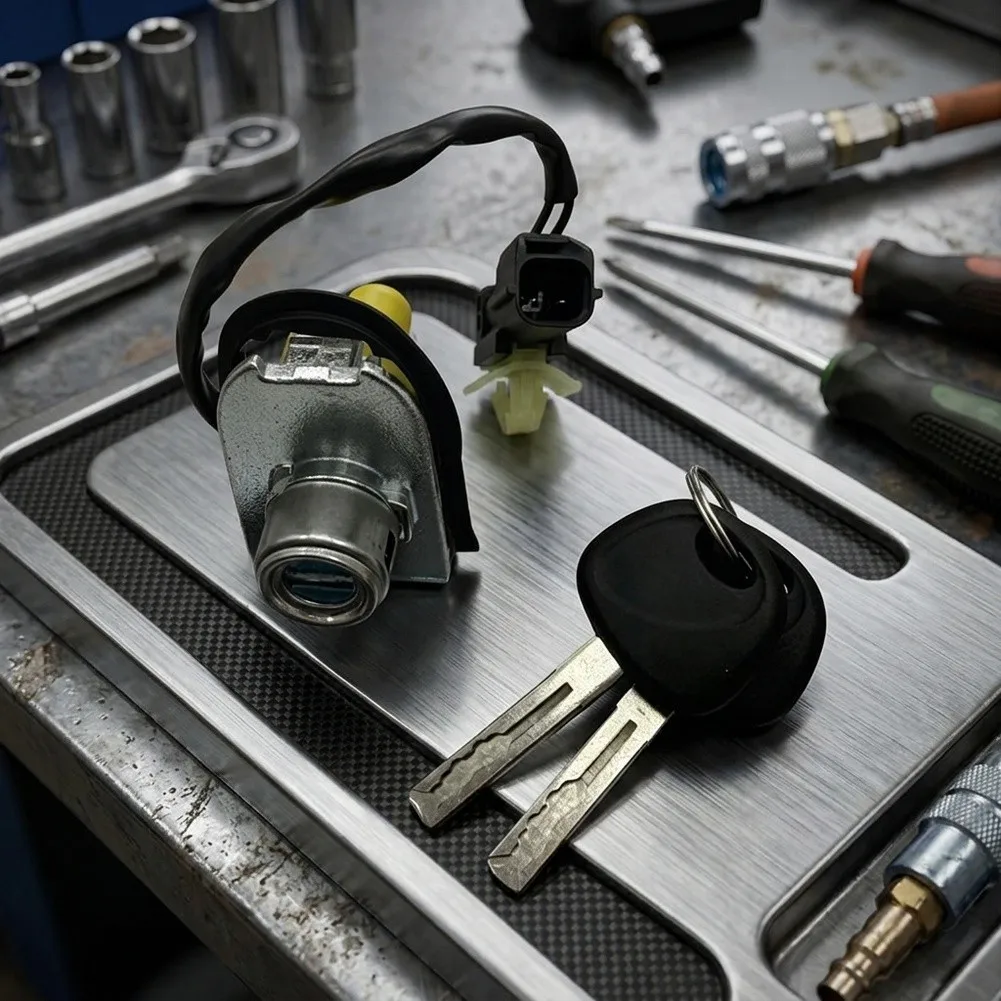 For Vehicle Security Upgrade As Shown Lock Cylinder Ignition Switch Part Direct Replacement No Programming Required