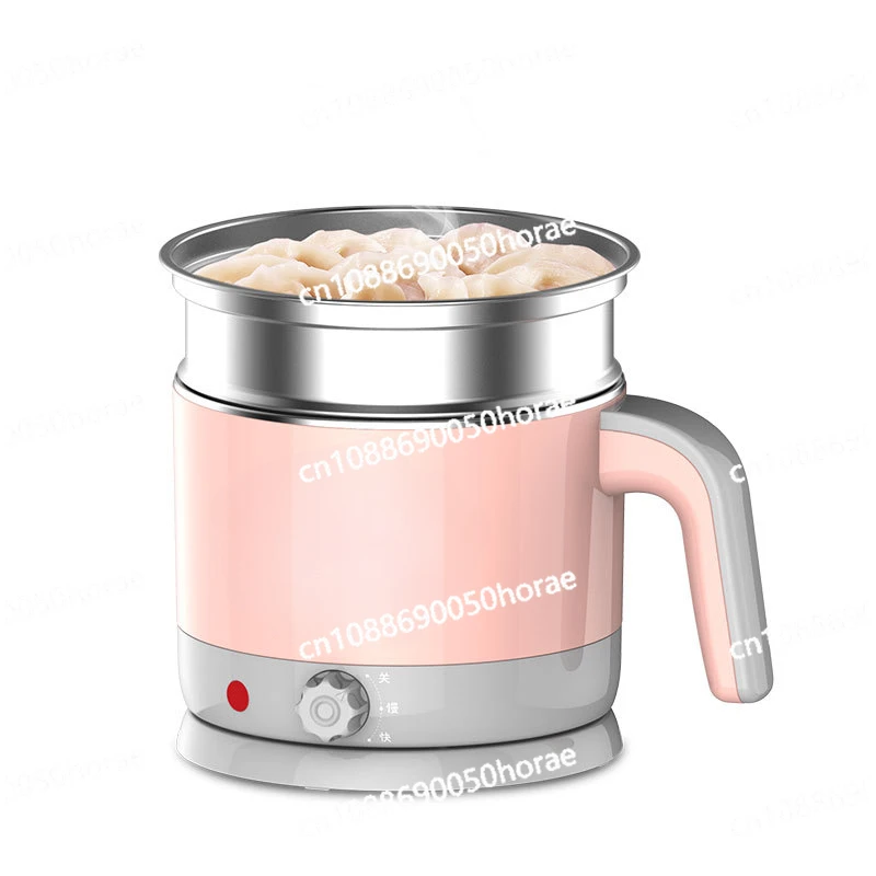 Double Layer Multifunctional Electric Hot Pot 1.2L Noodle Pot Q212