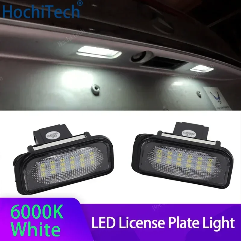 For Mercedes Benz C-class W203 4Door 2001-2007 R230 W209 C209 A209 SL CLK Class Canbus LED License Number Plate Light Assembly