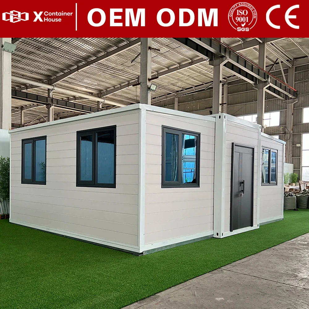 Eco Friendliness Expandable House Steel Structure 40ft Expandable Container House Usa Multi Industry Manufactured Homes