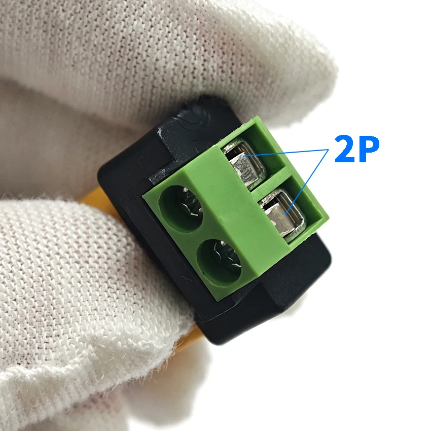 XT60 Male/Female to 2P Green Solder Free Terminal Adapter For Unmanned Aerial Vehicles Model Aircraft Charging Plug Accessories