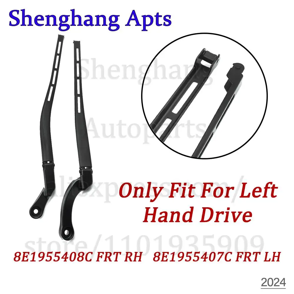 

Front Right Left Windshield Wiper Arm 8E1955408C,8E1 955 408 A,8E1955407C,8E1 955 407 A For Audi A4 B6 B7 S4 RS4 2001 2002-2008