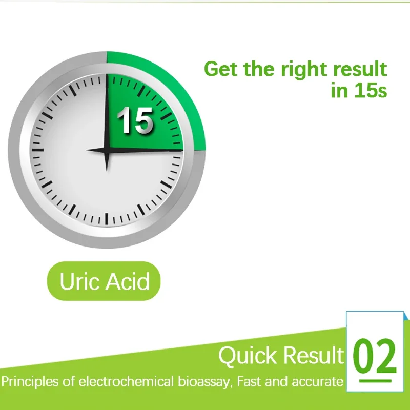 BeneCheck ürik asit otomatik metre 10/25 adet Test şeritleri ve lansetler İğneler ürik asit ölçümü için gut monitör dahil!