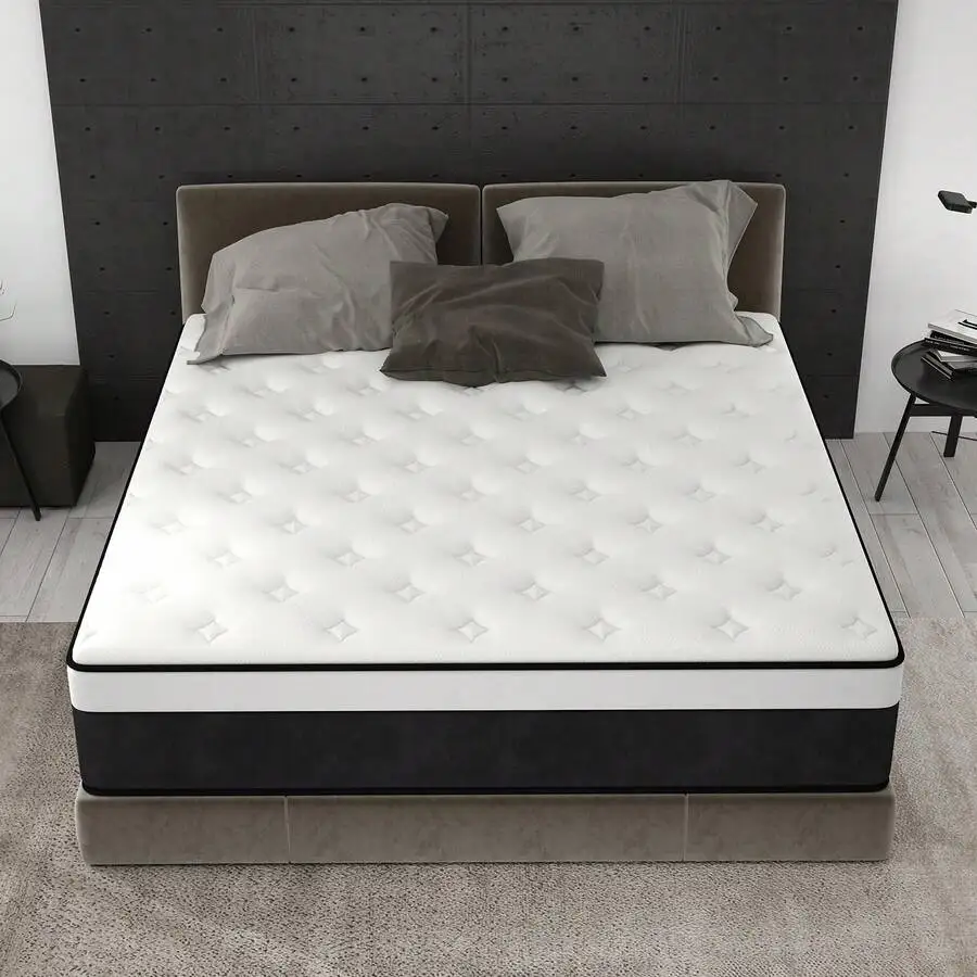 CHEVNI 8/10/12/14 Inch Twin Full Queen King Mattress Gel Memory Foam Spring Hybrid Mattress In A Box