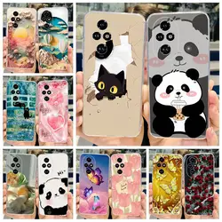 For Honor 200 Pro Case ELP-AN00 Cute Painted Cover Clear Silicone Phone Cases For Honor 200 Lite Honor200 Pro Bumper Soft Fundas