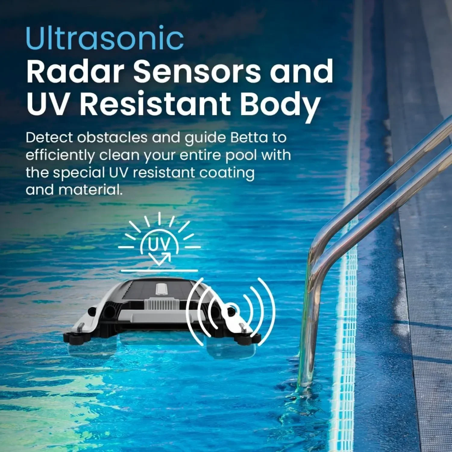 SE Automatic Robotic Pool Skimmer Cleaner w/ Enhanced Core Durability & Re-Engineered Twin Salt Chlorine Tolerant Motors