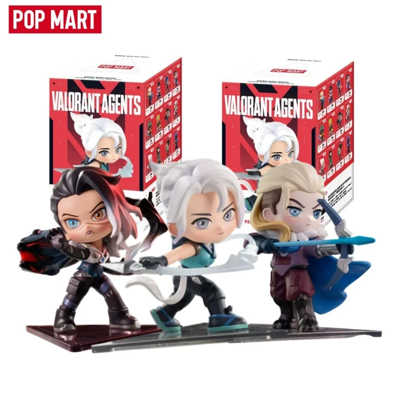 POP MART Valorant Classic Agents Series Blind Box Figures Mystery Box Collectible Decoration Toy Game Fan Birthday Gift