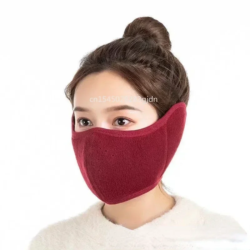 Outdoor Thermal Mask Autumn and Winter Cycling Windproof and Cold Ear Protection Mask 2-in-1 Breathable Winter Thermal Mask