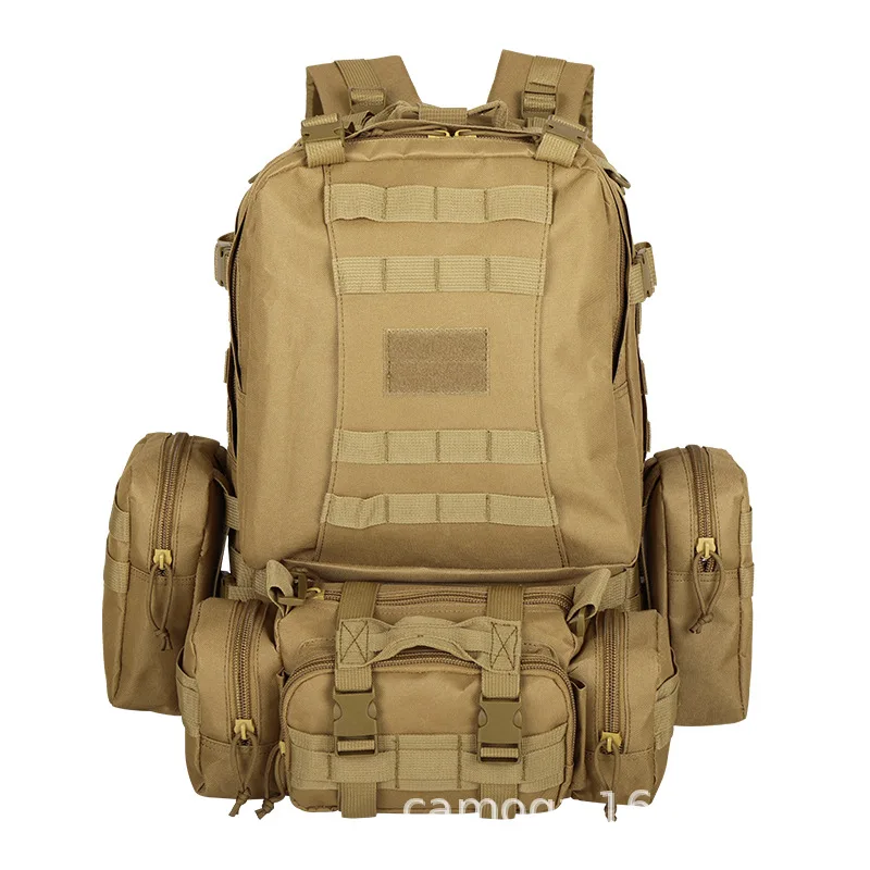 

CAMO Combination Bag Mountaineering Bag MOLLE Function Tactical Bag Outdoor Mountaineering Sports Backpack