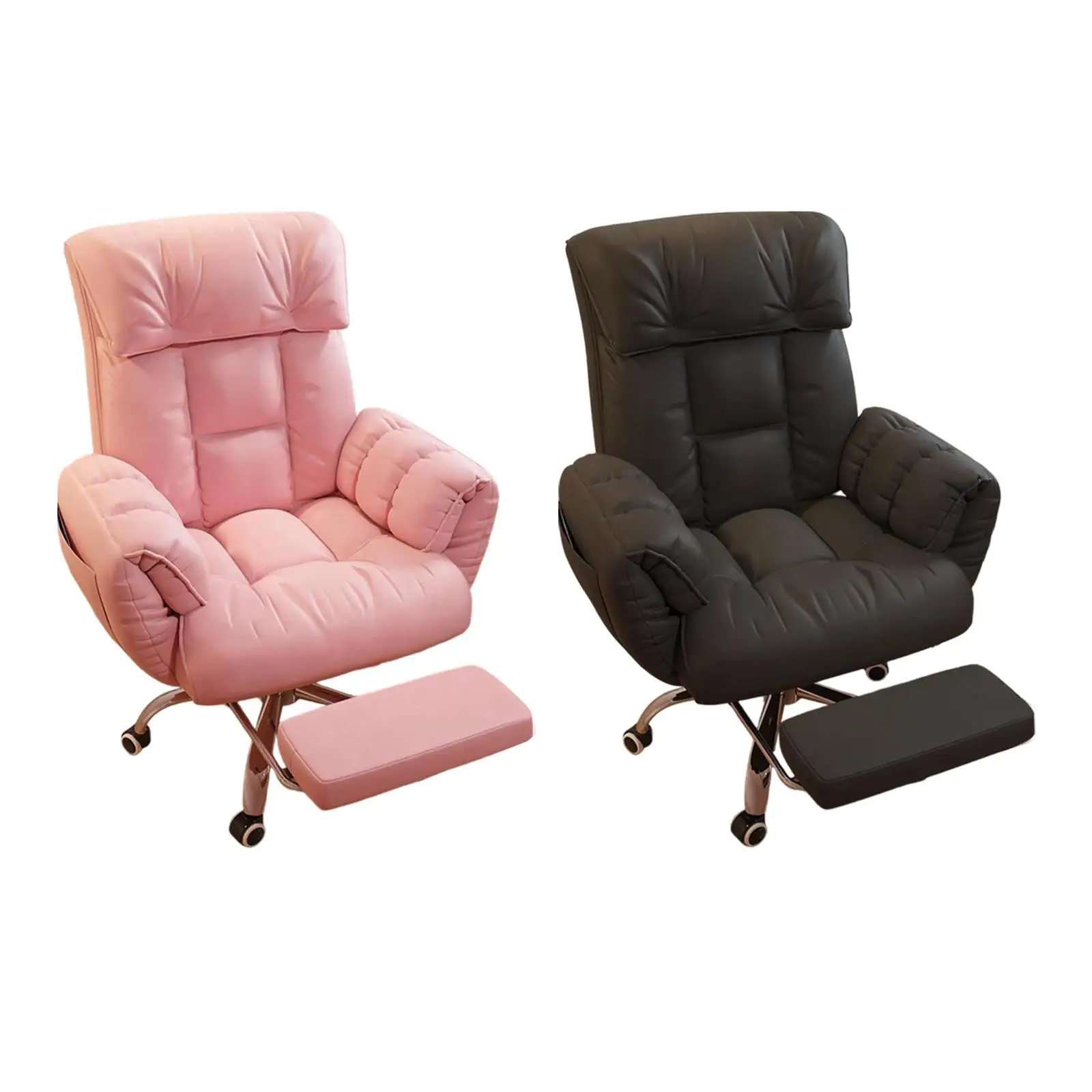 Computer Chair Executive Office Chair Side Pockets Comfortable Swivel recliner