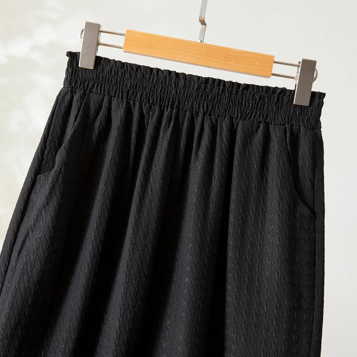 2025 Women's Early Autumn New 100% Natural Mulberry Silk GuanLe Crepe Dyeing High Waist Loose Straight Casual Pants