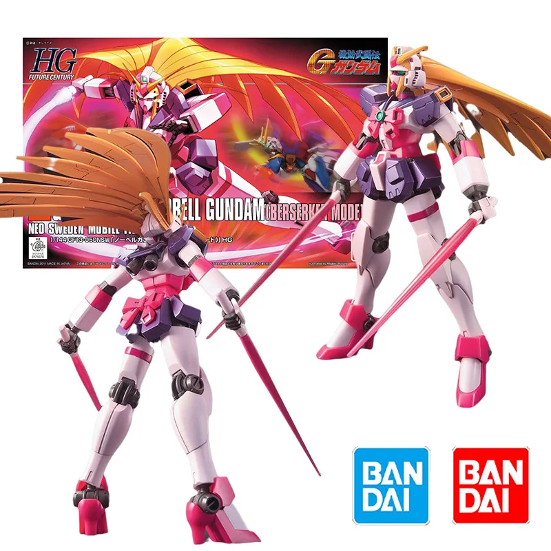 

Bandai HGUC 1/144 GF13-050NSW Nobell GUNDAM BERSERKER MODE Model Kit Anime Action Fighter Assembly Models Collection Toy gift