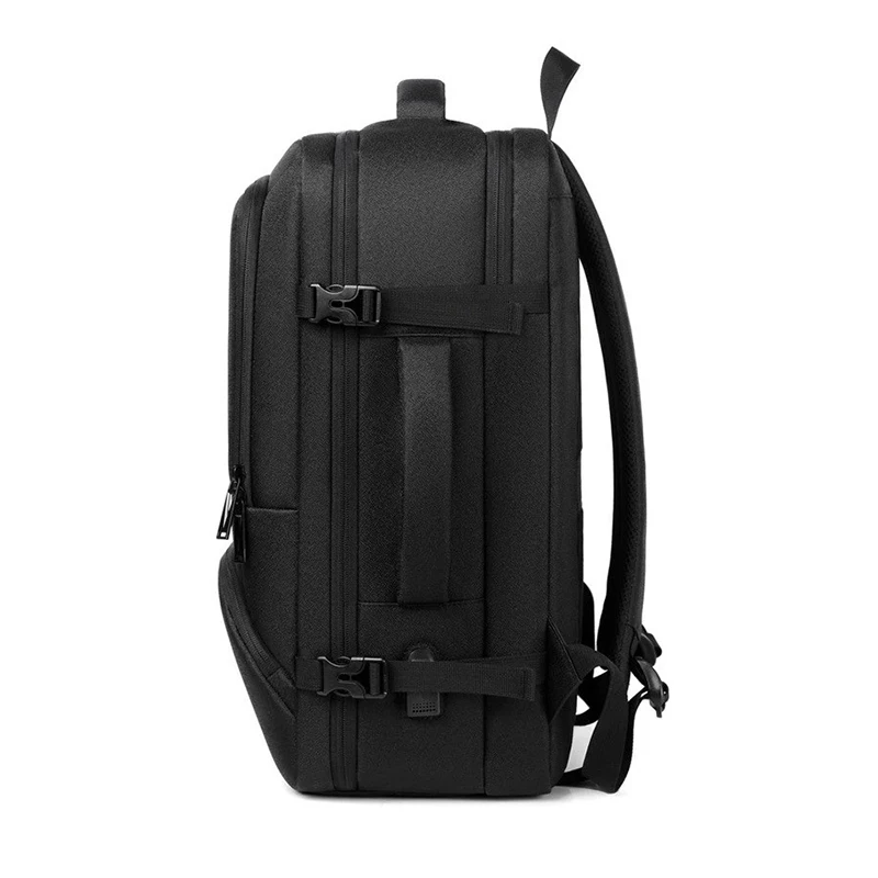 Mochila para ordenador portátil de gran capacidad de 17,3 pulgadas para hombre, puerto USB, bolsas de negocios multifuncionales, bolsa de viaje al aire libre, mochila escolar Oxford impermeable