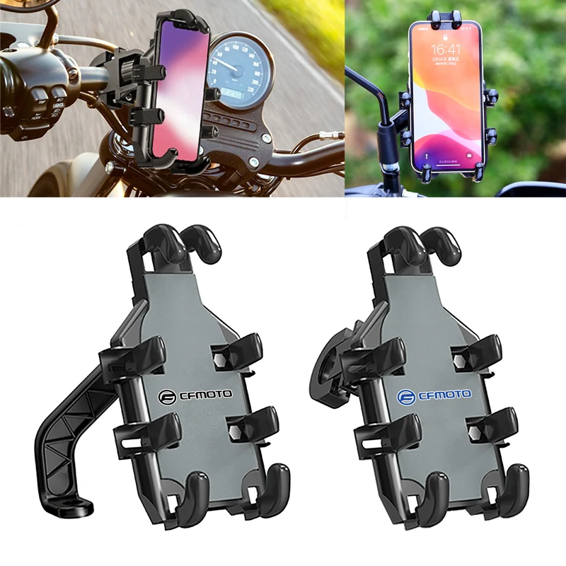 For CFMOTO CF650 650NK 400NK 250NK 400GT 650MT Accessories Motorcycle Handlebar Mobile Phone Holder GPS Stand Bracket For CFMOT