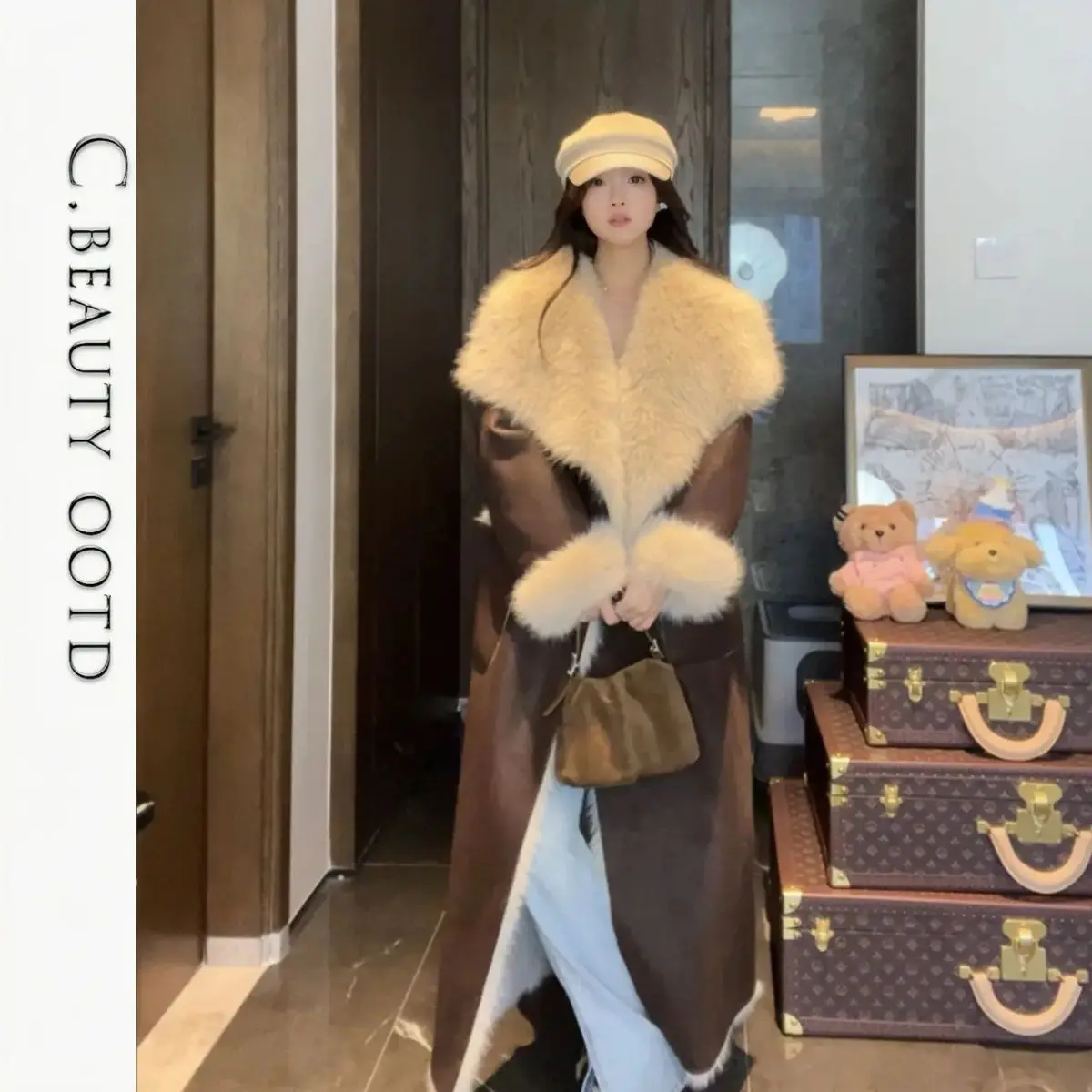 

Winter Women Clothing Windproof Outerwear Korean Style Warm Thicken Cotton-padded Jacket Single-breasted Cold Coat Jacket C287