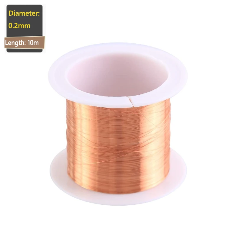 1-3Rolls koperen lakdraad 0,06 mm -1,2 mm kabel koperen draadmagneetdraad geëmailleerde koperen wikkeling draadspoel kopertraad