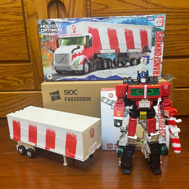 

Original Transformer Holiday Optimus Prime Super Warriors Desktop Gifts Collections Art toys Premium gifts Animation figure