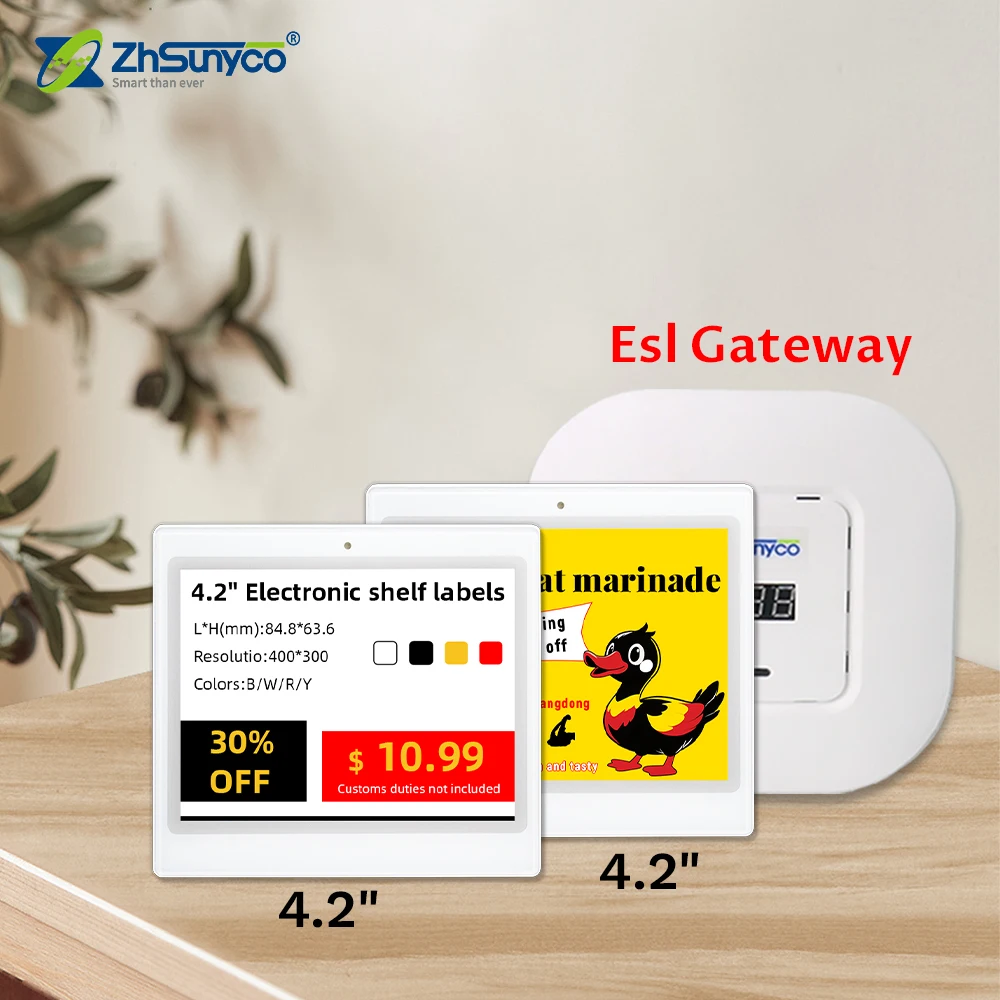 2.4GHz Digital Price Tag Automatic Label ESL System Electronic Shelf Label for Supermarket