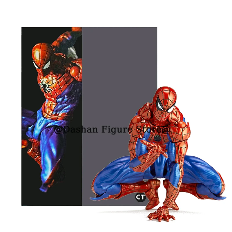 

CT Toys Человек-Паук 2.0 Фигурка AMAZING YAMAGUCHI Revoltech Человек-Паук Питер Паркер Фигурки Модель игрушки ПВХ Коллекция Куклы