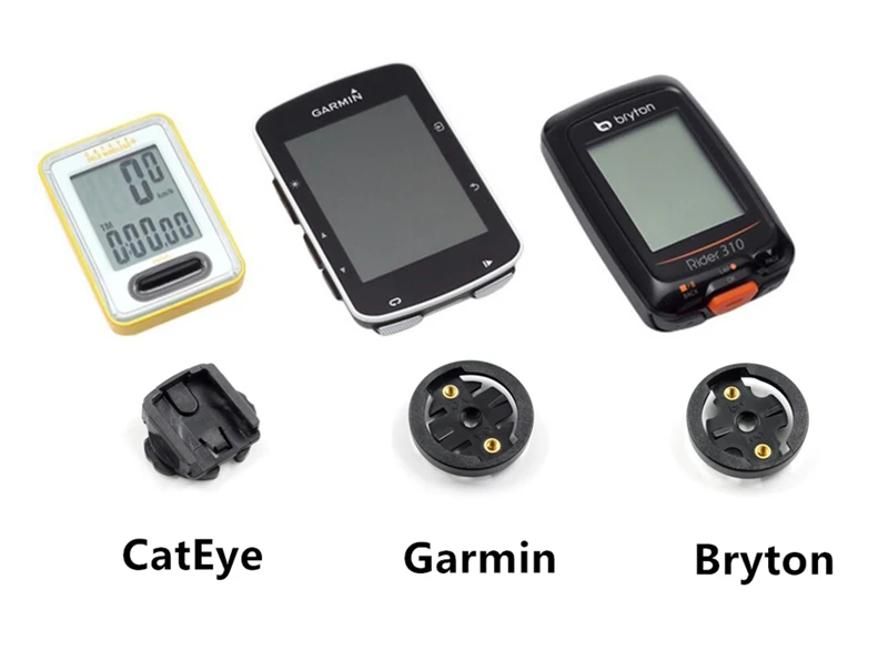 KOCEVLO Serat Karbon Sepeda Balap Sepeda Gunung Komputer Stopwatch Speedometer Dudukan untuk Garmin Cateye Bryton Gopro