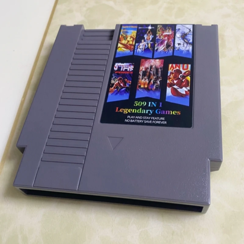 Najnowszy kaseton Legendary Games 509 w 1 do konsoli NES / FC, karta do gier wideo, 1024M bitów, układ pamięci Flash w użyciu, wersja z zapisem. — zdjęcie produktu 5