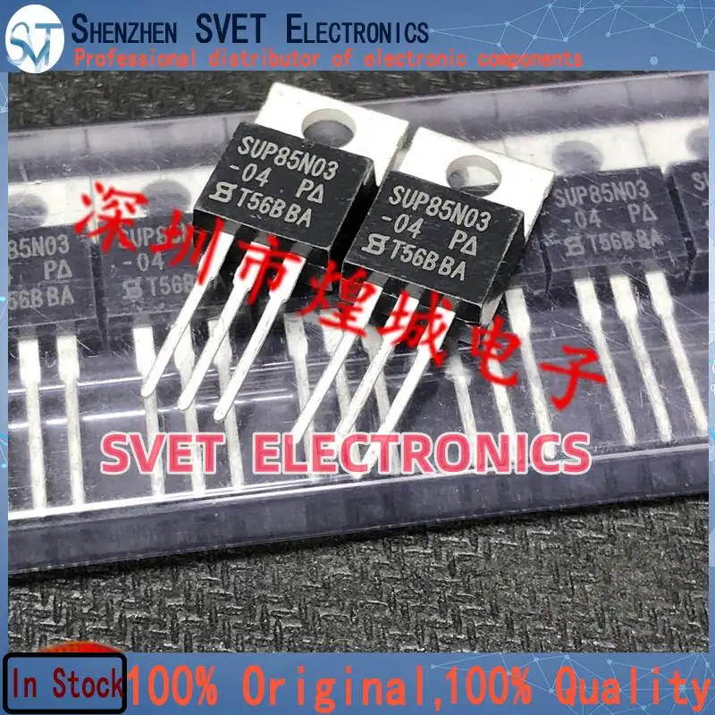 10PCS-50PCS  SUP85N03-04P  MOS TO-220 30V 85A  Original In Stock Fast shipping