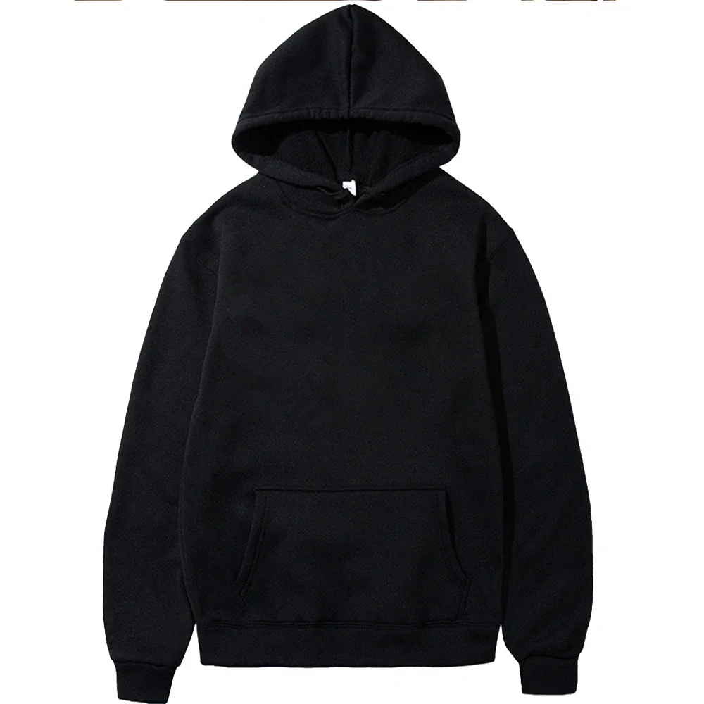 Oversized Unisex Men\'s Casual Hoodies Women\'s Warm Hoodies Spring Autumn Pullovers Fashion Black Multiple Colour Sweatshirts Top