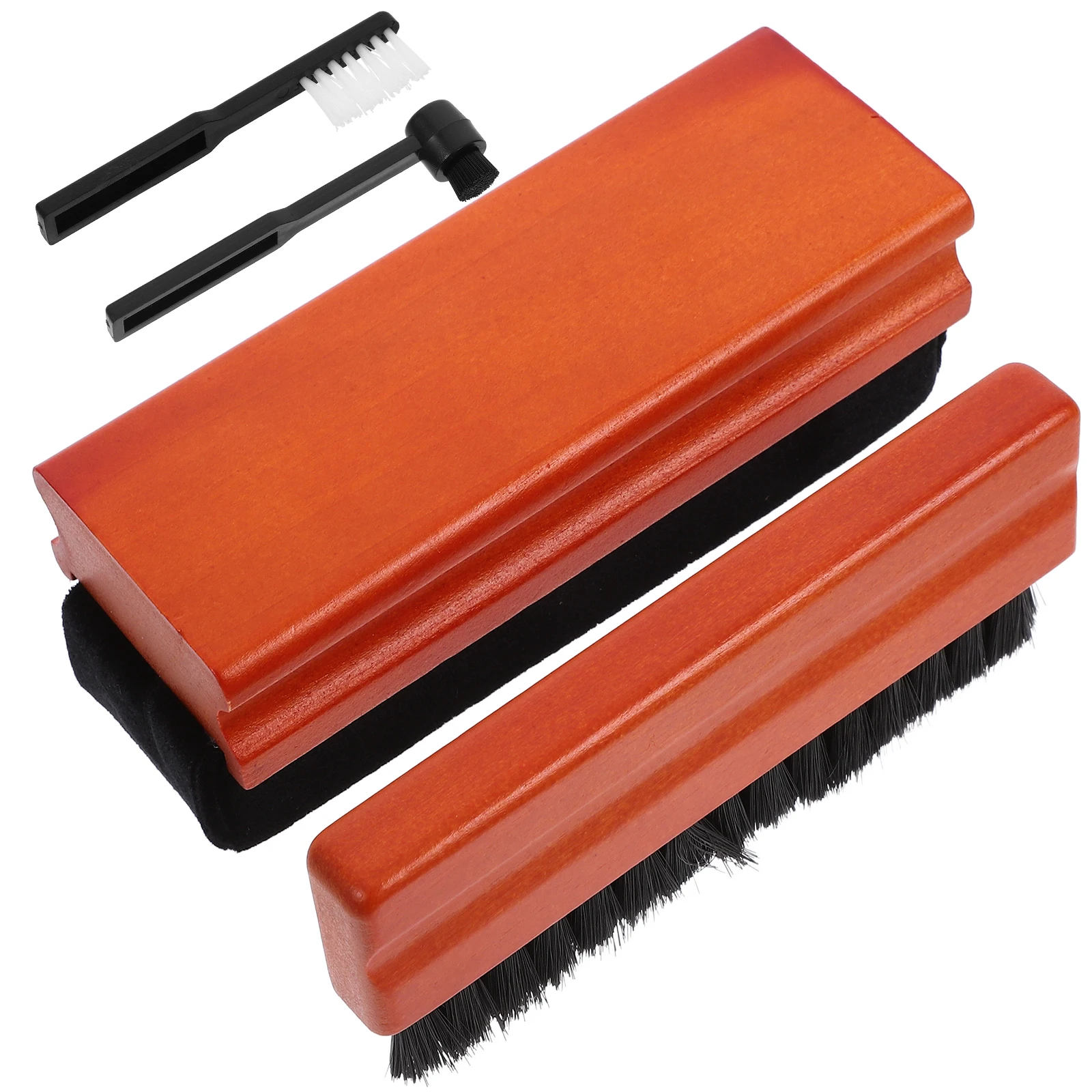

Cleaning Tool Set for Record Player Vinyl Cleaner Kit Brushes Flannel Cloth CD DVD Maintenance Accessories Portable Storage