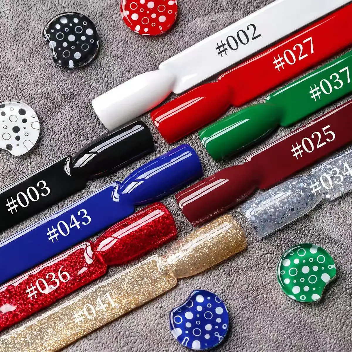 Zestaw lakierów do paznokci żelowych 6 sztuk, jesienne połyskujące wykończenie, półtrwałe brokatowe cekiny, zestaw do zmywania, lakier UV do manicure.