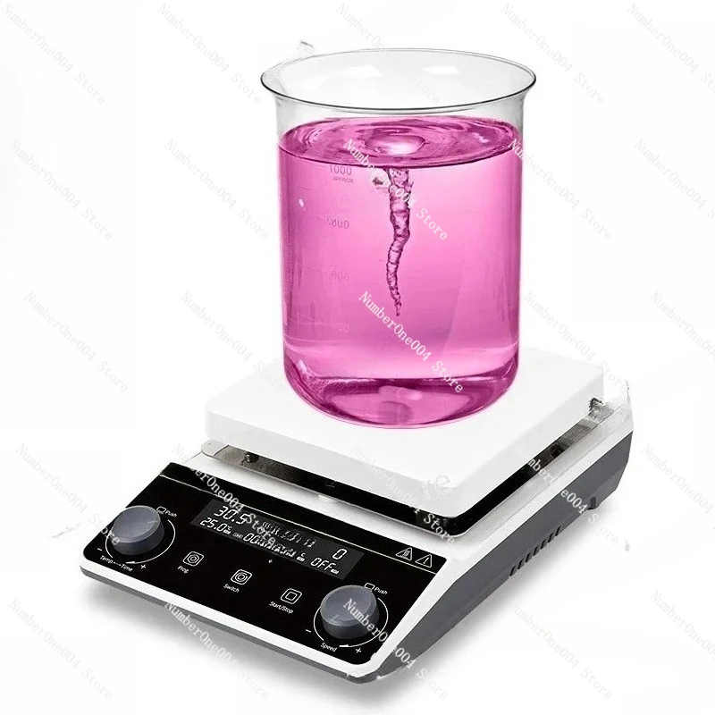 

New Plastic Magnetic Stirrer with Preheated LCD Hot Plate, Electric Stirrer, Laboratory Mixer