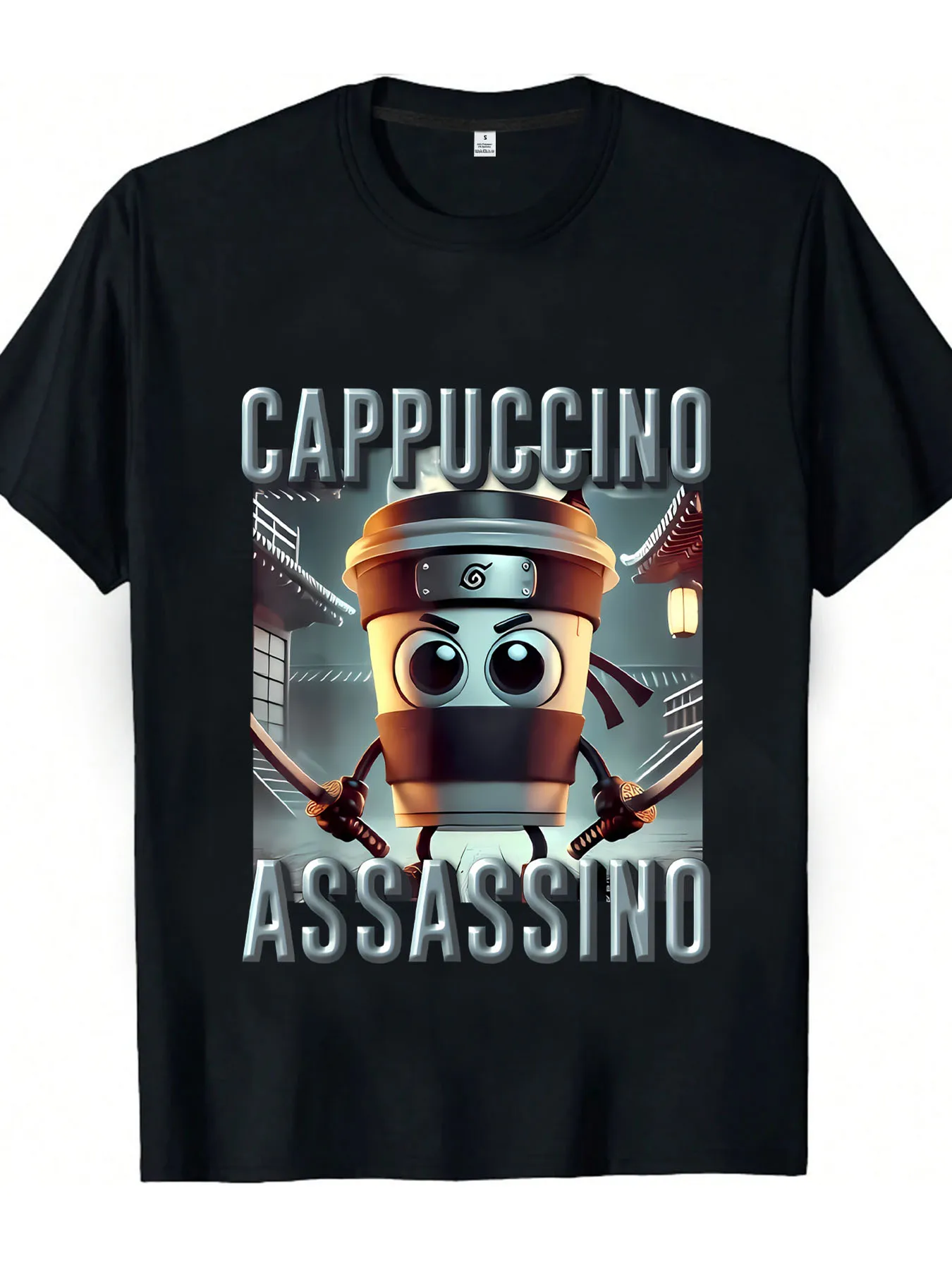 

cartoon character Plus size women's round neck short sleeve T-shirt with elastic half sleeves and trendy prints