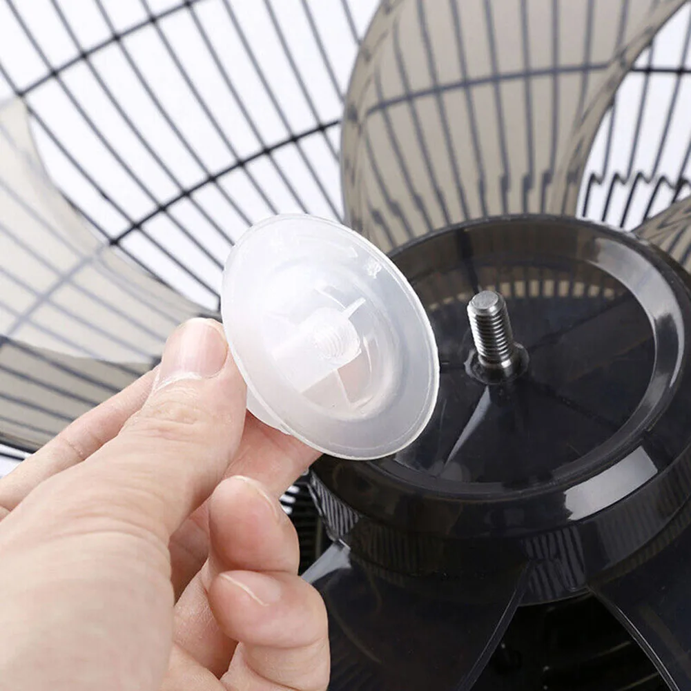 Fan folhas lâmina substituição com porca tampa, acessórios do ventilador, melhoria Home, alta qualidade, prático, novo