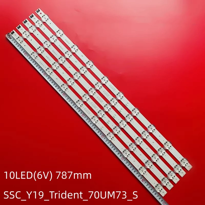 LED Backlight Strip For 70UM7450PLA 70UM6970PUA 70UN7370AUD 70UN6950ZUA 70UN7070PUA 70UN6955ZUC SSC_Y19_Trident_70UM73_S