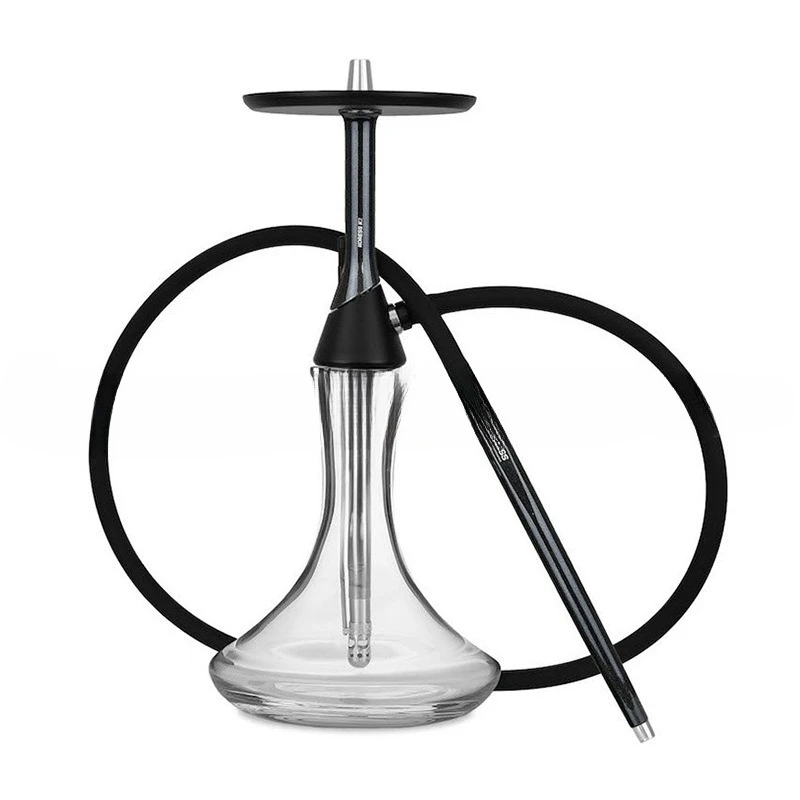 

Hookah, medium single tube socket hookah white